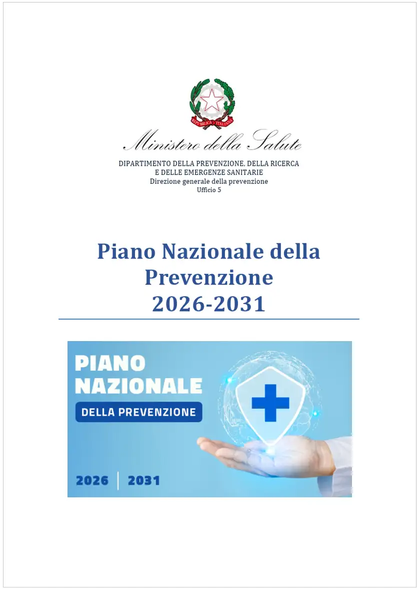Piano Nazionale della Prevenzione 2026-2031